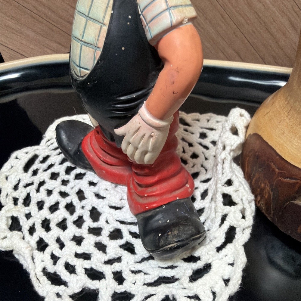 Norleans‎ Japanese Figurine - Clown -Handmade Portugal Chalk Style - Picture 4 of 16